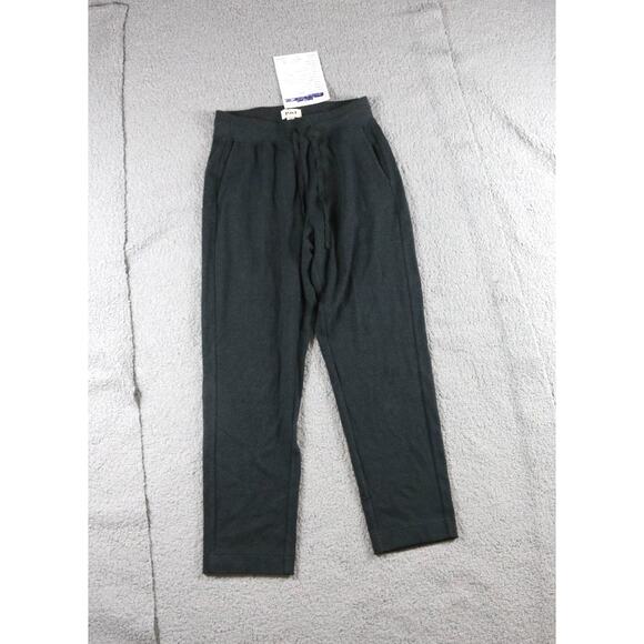 New Pact Organic Pants Womens S Gray Airplane Knit Drawstring Sweatpants Sample - Picture 1 of 6
